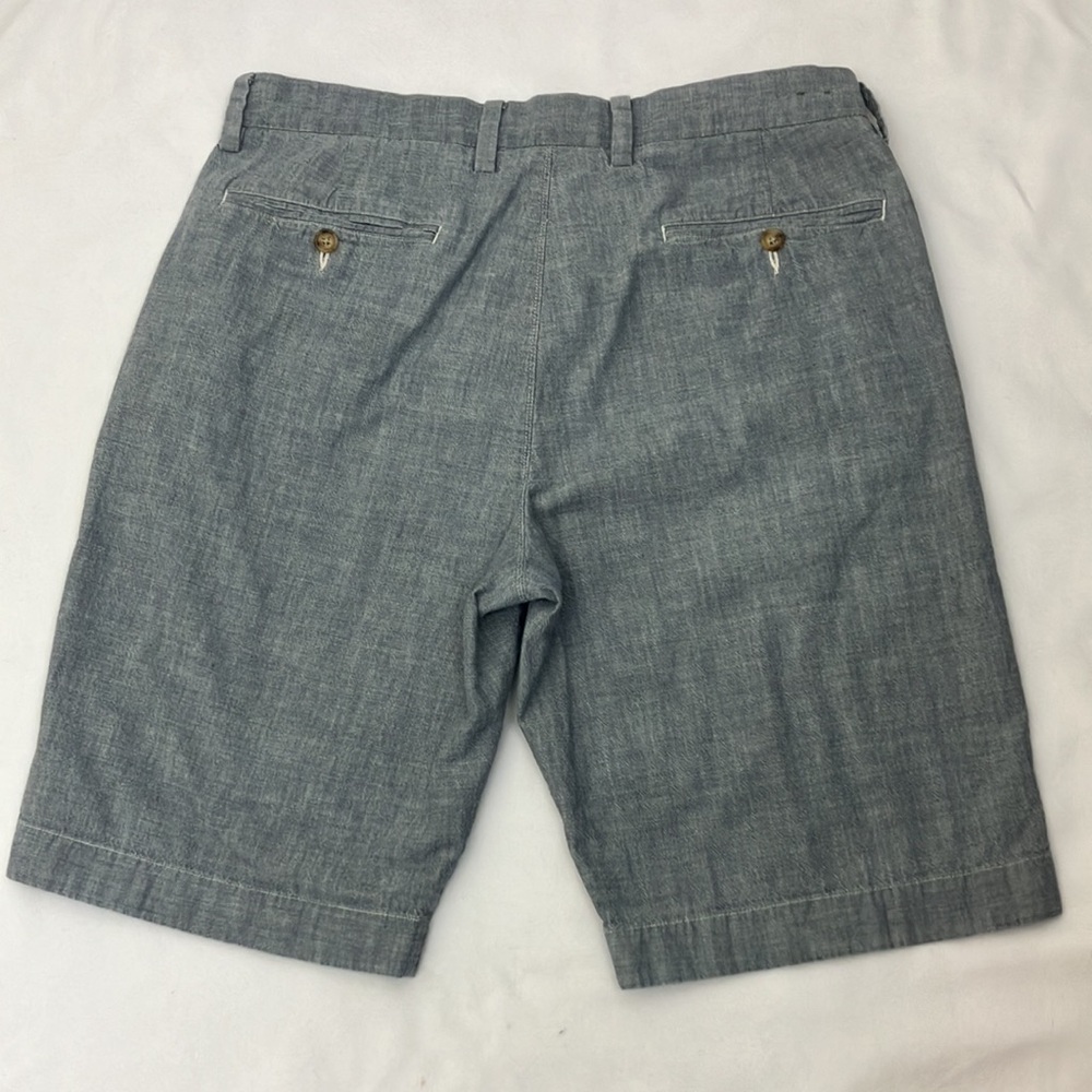 J.Crew Chambray blue Club Shorts mens 32 W - Picture 7 of 8